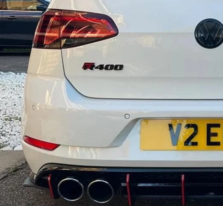 Volkswagen MK7 Golf R400 Badges