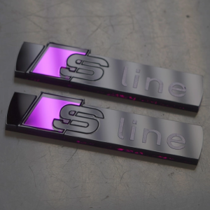 Audi SLine Fender Emblems (x2)