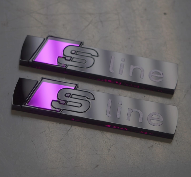 Audi SLine Fender Emblems (x2)